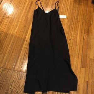 Target a new day Women’s Midi Slip Dress - black size M (NWT)
